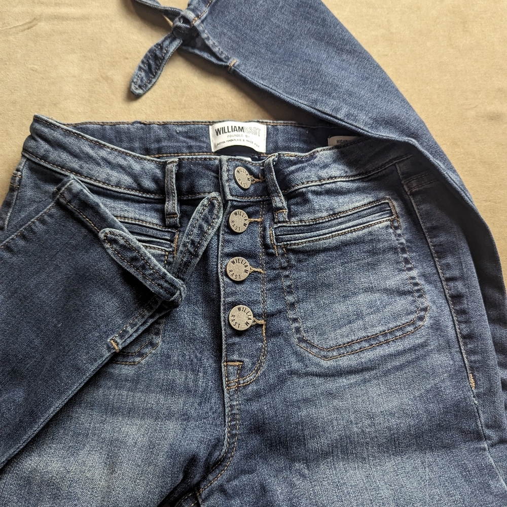 William Rast High Rise Crop Jeans